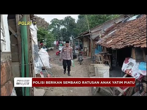 PRESISI UPDATE : POLISI BAGIKAN SEMBAKO RATUSAN ANAK YATIM PIATU 10/05/2024 18.00