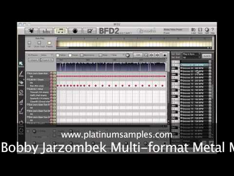 Platinum Samples: Bobby Jarzombek Multi-Format Metal MIDI Demo