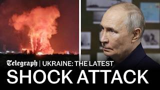 Russian port and oil terminal explode in one of Ukraine’s most successful raids of war | News today