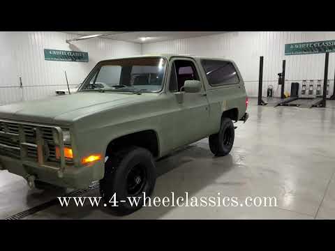 1986 Chevrolet Military K5 Blazer (CC-1922126) for sale in Holland , Michigan