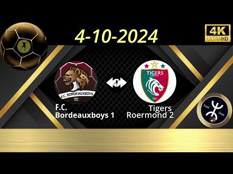 FC Bordeauxboys 1 - Tigers Roermond 2            (4-10-2024)