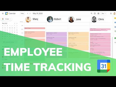 Employee Time Tracking - Google Calendar Projects