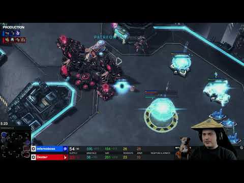 StarCraft 2 Protoss vs Zerg  This Gamer was not happy with our game.