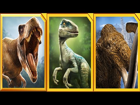 ALL EPIC BOSSES - Jurassic World Alive