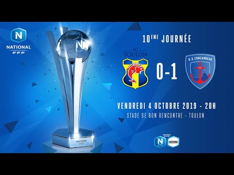 J10 | SC Toulon - US Concarneau (0-1), le résumé | National FFF 2019-2020