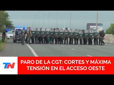 PARO GENERAL DE LA CGT: cortes en Puente Pueyrredón y la Autopista Buenos Aires - La Plata