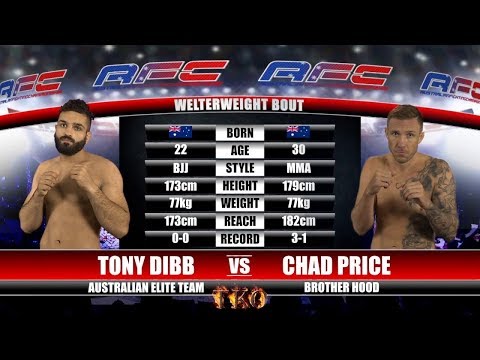 AFC 15 - Bout No.3 - Tony Dibb Vs Chad Price - MMA Fight