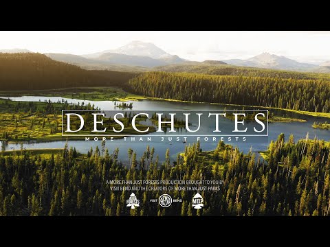 DESCHUTES National Forest 8K Oregon (Visually Stunning 3min Tour)