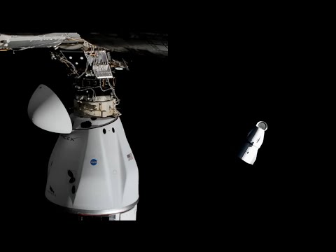 SpaceX CRS-22 Dragon undocking and departure