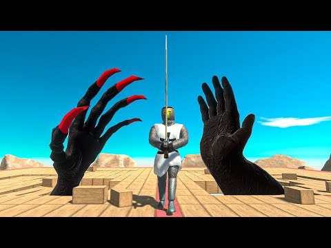 Fighting On Blacks Scourge & Goro - Animal Revolt Battle Simulator