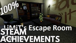 [STEAM] 100% Achievement Gameplay: LiMiT's Escape Room Games [Feat. Kurt]