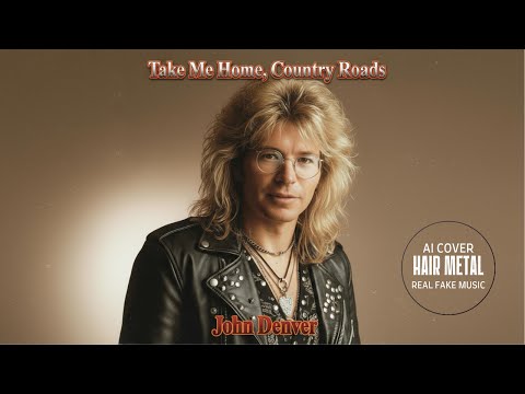 John Denver - Take Me Home, Country Roads (Hair Metal AI Cover)