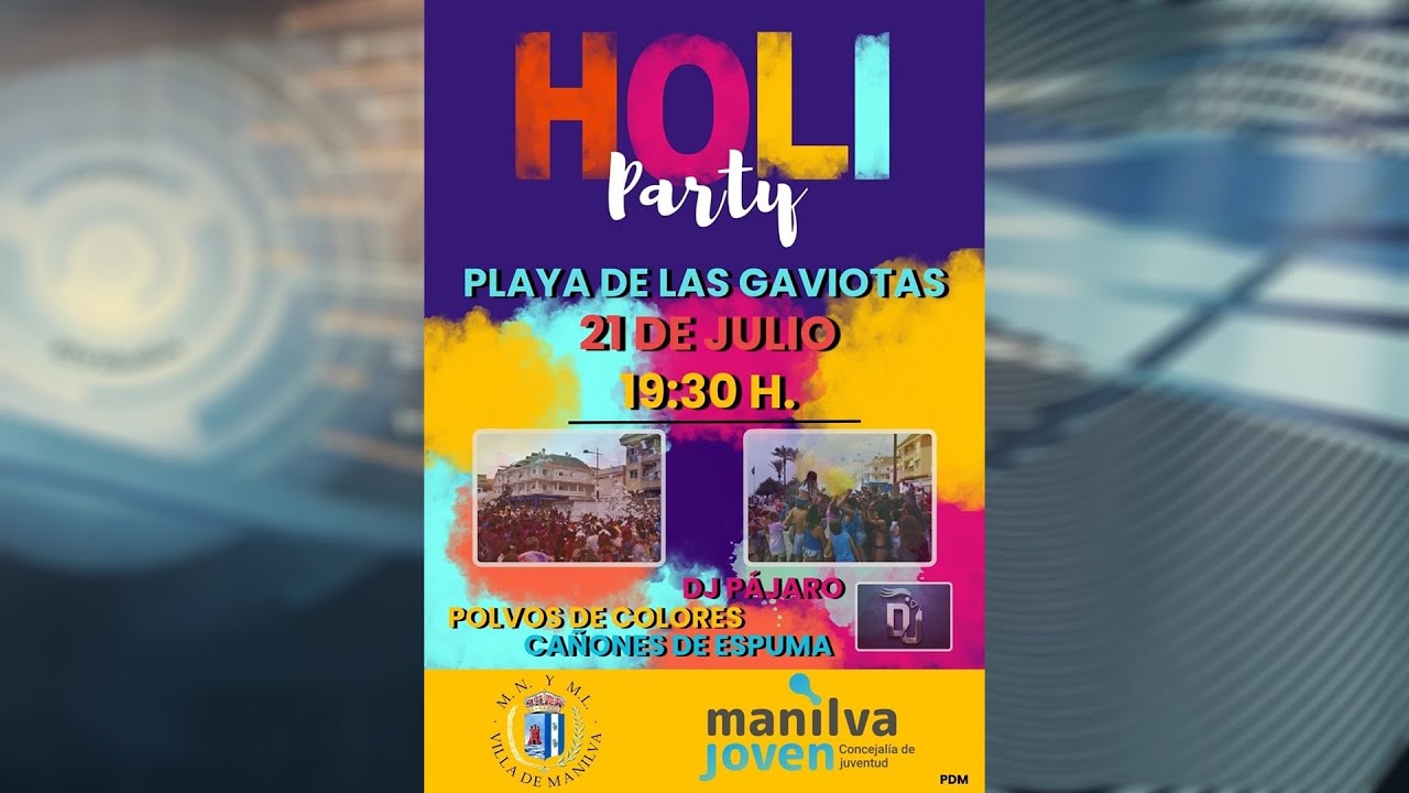 El domingo Holi Party en El Castillo de la Duquesa