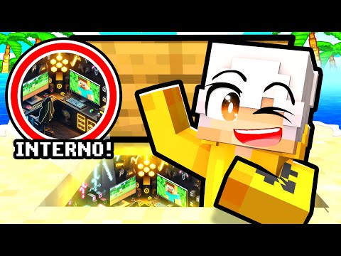 Ho COSTRUITO un STANZA DA GAMING SEGRETA nella SPIAGGIA in Minecraft