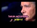 KARAOKÉ Michel Sardou  Je Ne Suis Pas Mort, Je Dors(Live 2005 Palais Des Sports)Création JP Karaoké