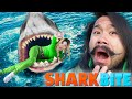 ALIE EATEN BY A SHARK - Can My New Friend Go NOOB vs PRO vs HACKER in Roblox