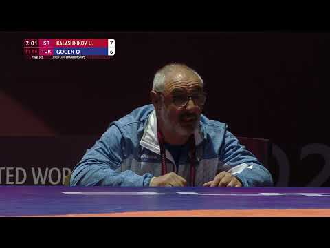 BRONZE FS - 86 kg: U. KALASHNIKOV (ISR) v. O. GOCEN (TUR)