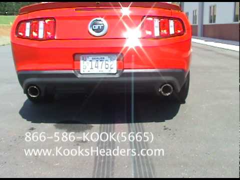 2011 Ford Mustang 5.0L Cat-Back Exhaust from Kooks Headers and Exhaust
