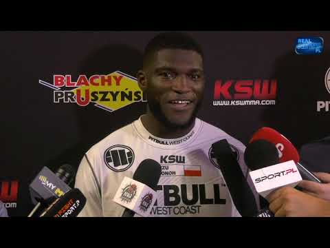 Izu Ugonoh ZDEMOLOWAŁ rywala w debiucie na KSW! | KSW 54