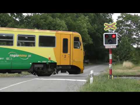 Železniční přejezd Boskovice/Skalice nad Svitavou #4 (CZ) - 28.7.2023 / Railroad crossing