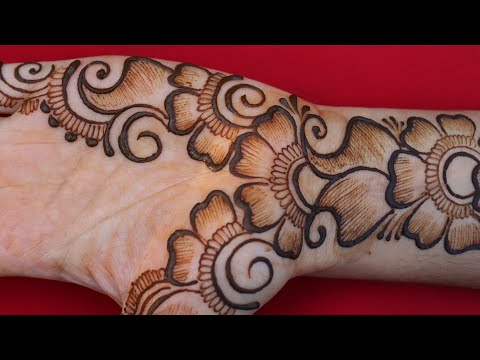 simple wedding mehndi design latest 2022 - Try this easy mehndi designs and arabic mehndi designs