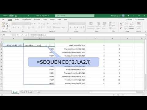 How to Generate a Series of Dates using WORKDAY and WORKDAY.INTL in Excel - Office 365