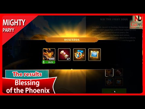 Mighty Party  - The results of the Blessing of the Phoenix Event Mar 2023, and 1 legendary Darft