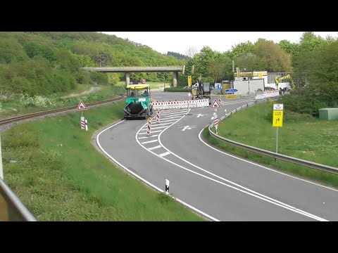 Die Großbaustelle im Brohltal mit 8 Wochen Sperrung der einzigen Straße im Tal