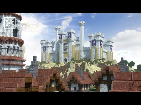 Castle Town: Erathia style city [Minecraft: Heroes of Might and Magic III][Timelapse][Cinematic]