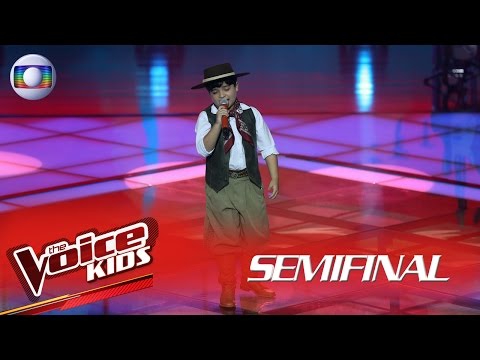 Thomas Machado interpreta 'No rancho fundo' no The Voice Kids Brasil - Semifinal