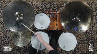 Video thumbnail for Used Zildjian 21" K Custom Organic Ride Cymbal 2423g (UK0971-1061922AA) by Memphis Drum Shop