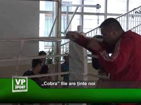 „Cobra” Ilie are ținte noi