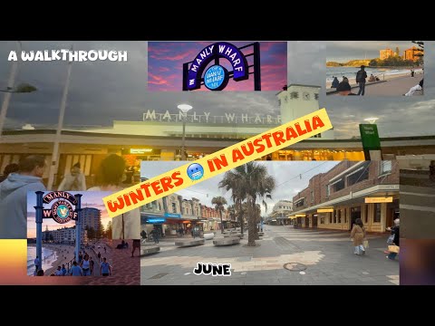 Walking from Manly Wharf to Manly Beach | Sydney Coastal Walk | Australia भ्रमण