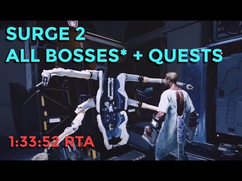 The Surge 2: All Bosses* & Quests (RTA: 1:33:52)