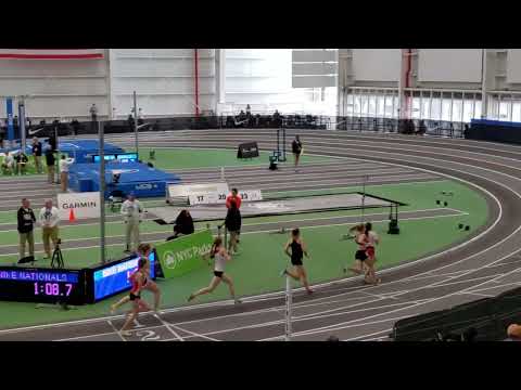 3/13/2022 Nike nationals, girls 800m emerging elite, heat 2 of 3