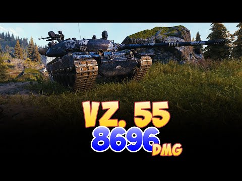 Vz. 55 - 6 Kills 8.6K DMG • World Of Tanks