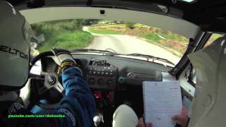 preview picture of video 'IV Rallye Saron 2010 - TC1 La Penilla-Castañeda / Onboard Mikel Saez [HD]'