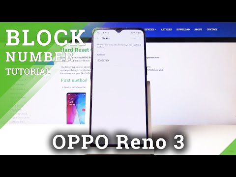 How to Block Number in OPPO Reno 3 – Create Blacklist