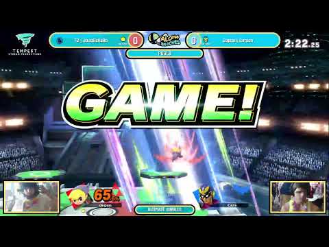 JoJoDaHoBo (Toon Link) vs Captain Carson (C. Falcon) - Aloha Beaches - Singles Pools