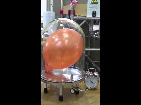 Wow! What happens to this balloon in a vaccum is mad!
