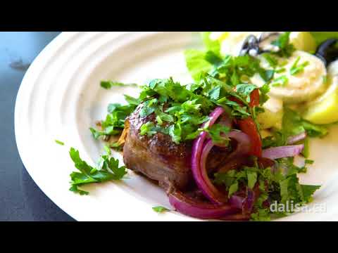 Peruvian-Style Beef Tournedos with Sides