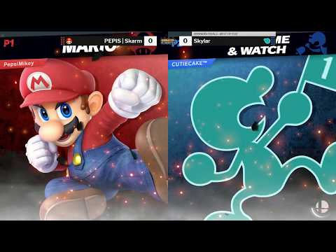 Game On Expo 2019 SSBU Saturday Winners Finals - Skarm (Mario/Ken) vs Skylar (Game & Watch)