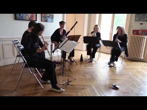 Quintette à Vent d'Hedwige Chrétien (2ème mouvement) - Quintette ALLEGRIA
