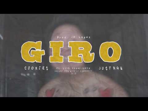 GIRO - COOKIE$ & JU$TRAW FT. (LYRICS VIDEO) PROD. JR LOPEZ..