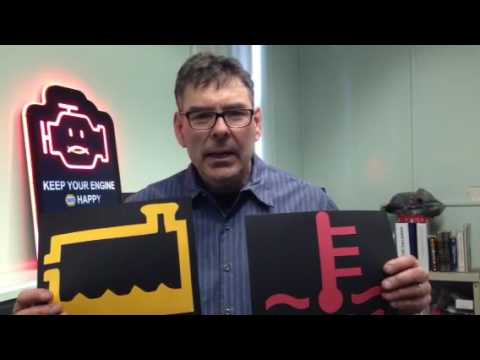 Vehicle Warning Lights: Coolant Temperature Light