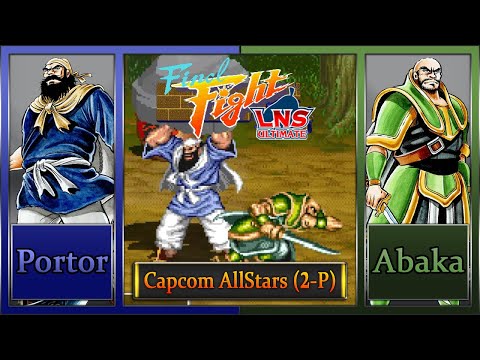 Final Fight LNS Ultimate V.04: Capcom AllStars [Hard Musou] – Portor & Abaka (2-Players)
