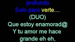 Karaoke&quot; ESTOY ENAMORADO&quot; Thali &amp;Pedro C.mpg