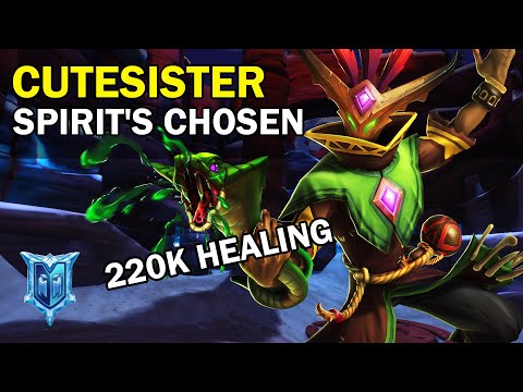 220K Healing СuteSister Maldamba Paladins Competitive (Diamond) SPIRIT'S CHOSEN