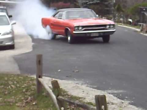 my 1970 gtx burnout