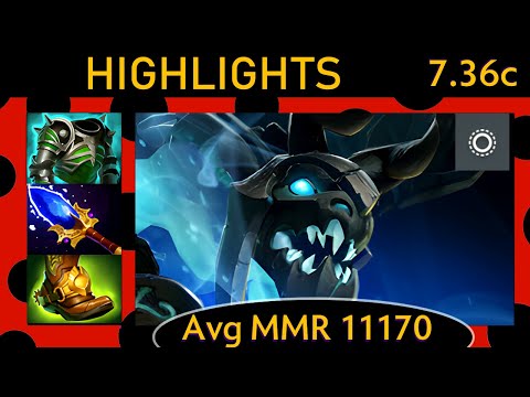 ⭐ New Patch 7.36c Visage |KDA - 18 KP - 61%| Offlane Highlights - Dota 2 Top MMR